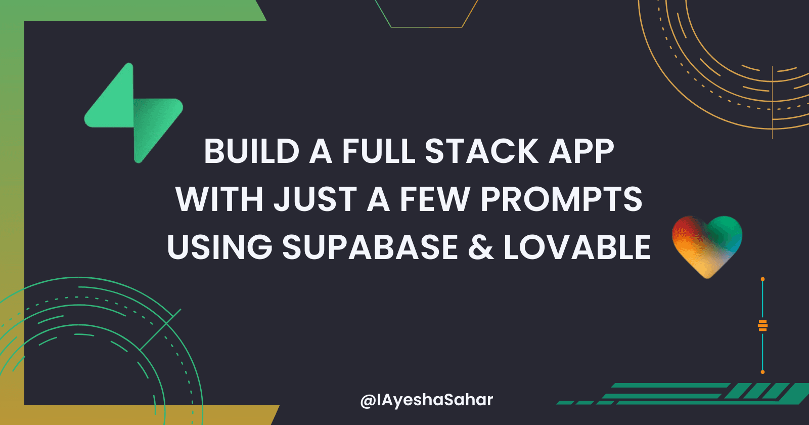 AI-Powered Web Dev: Build a Full Stack App with Just a Few Prompts Using Supabase & Lovable